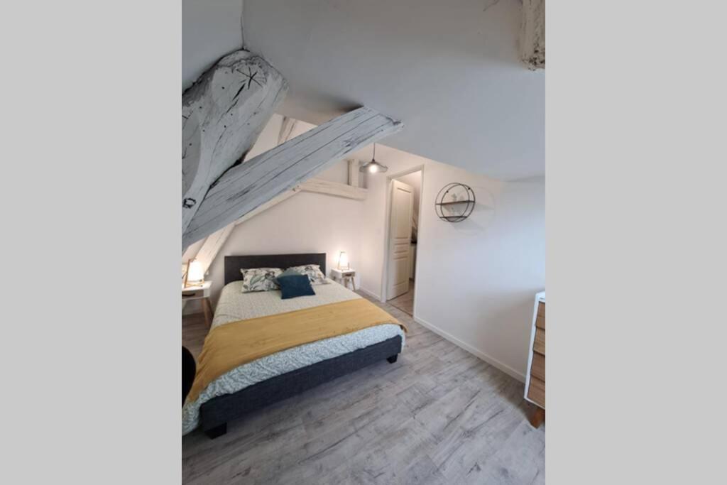 Centre Ville 3 Pieces Envoutant Sous Combles 40M² Joigny Ngoại thất bức ảnh