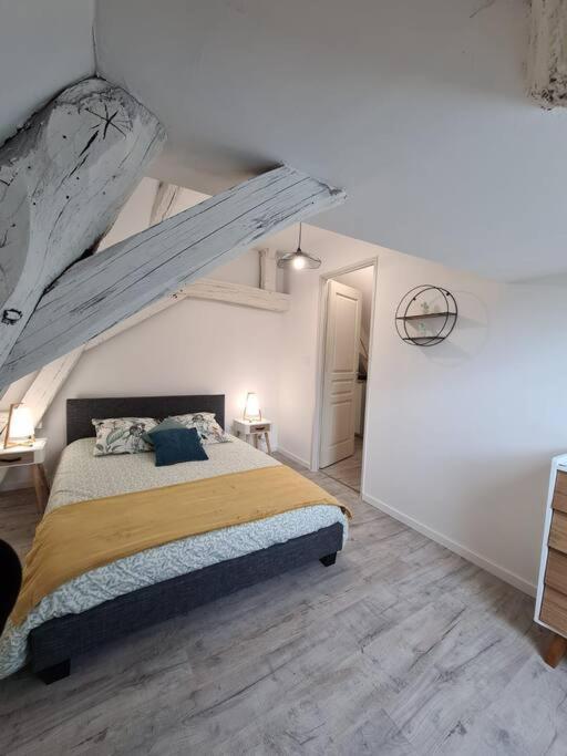 Centre Ville 3 Pieces Envoutant Sous Combles 40M² Joigny Ngoại thất bức ảnh